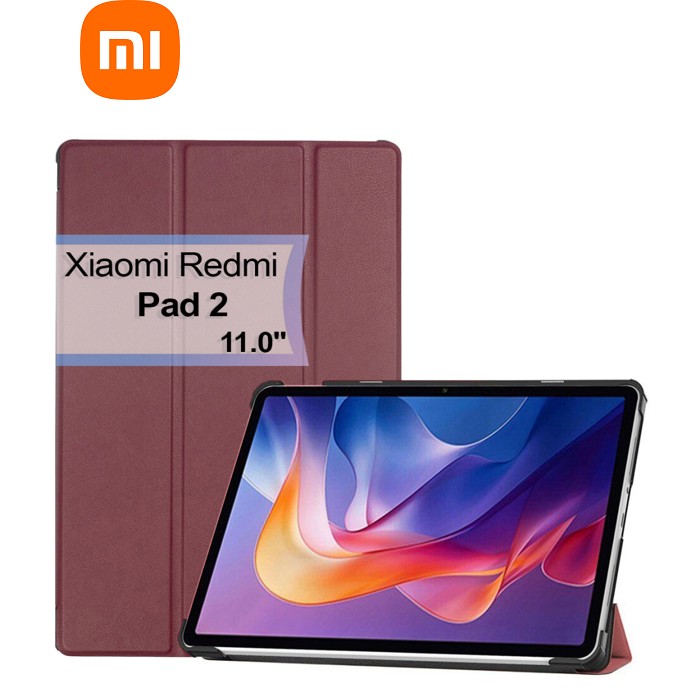 Чохол до планшета BeCover Smart Xiaomi Redmi Pad 2 11.0" Red Wine (713644)