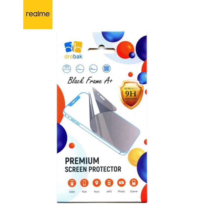 Стекло защитное Drobak Realme 12 5G / 13 5G Black Frame A+ (595950)