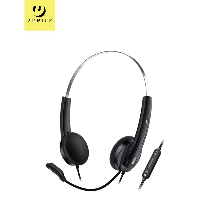 Навушники Genius HS-220U USB-C Black (31710032401)