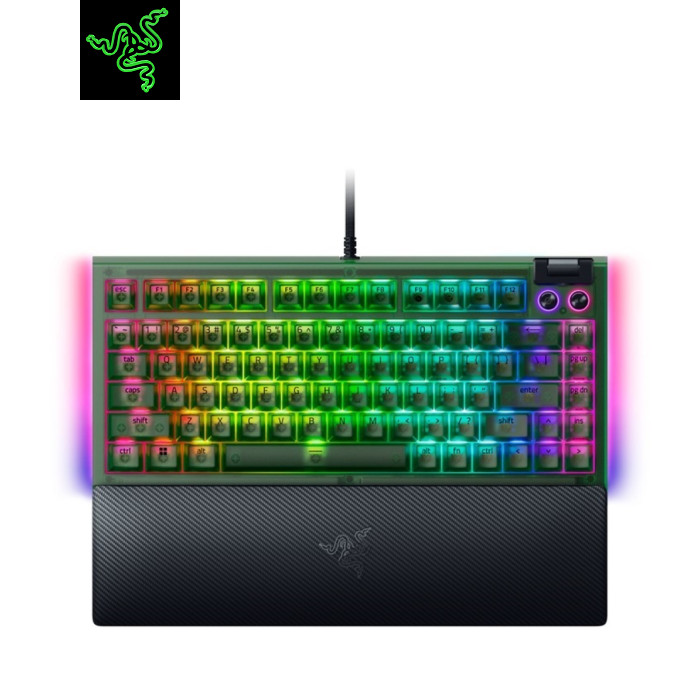 Клавиатура Razer BlackWidow V4 75% USB UA Phantom Green (RZ03-05003300-R3M1)