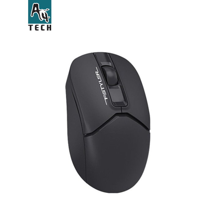 Миша бездротова A4 Tech, FG12 Black (4711421958912) Класичні, для ноутбука, бездротове, USB адаптер 2.4 ГГц, оптичний, 1200 dpi, кількість кнопок - 3, 1 х AA, середня, 108 х 64 х 35 мм