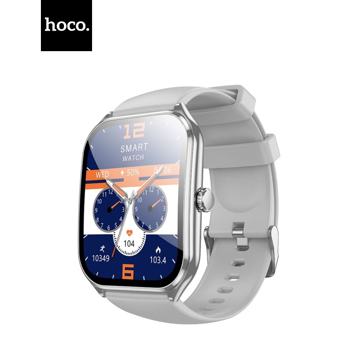 Смарт-часы HOCO Y28 AMOLED Smart sports watch (call version) Silver (6942007648486)