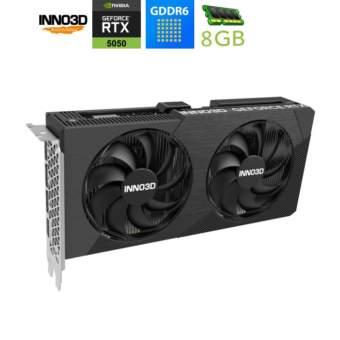 GeForce RTX5050 Inno3D TWIN X2, 8GB GDDR6 128bit PCI-E 5.0