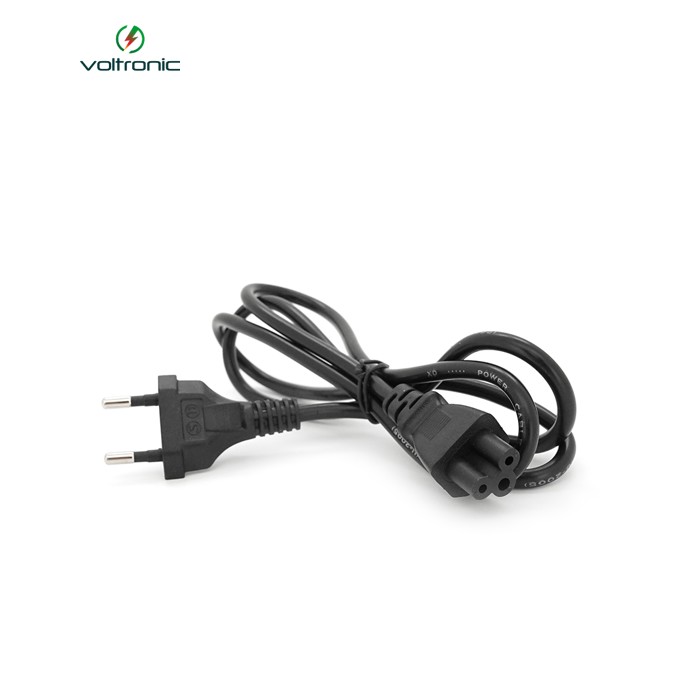 Кабель живлення 1.2m, 0.5mm, PC-184 / 2 CEE7 / 16-C5 3 pin (для побутової техніки), Black