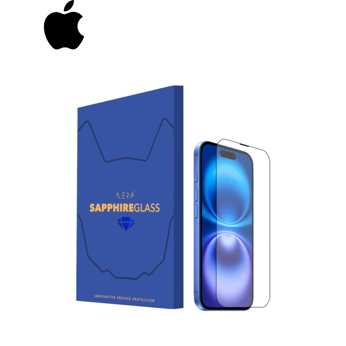 Стекло защитное iLera Sapphire Ultra + Glass iPhone 16 Pro (ILSPDL16PR)