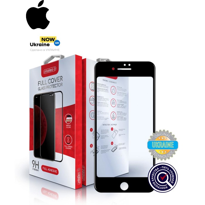 Стекло защитное Intaleo Full Glue Apple iPhone SE 2020 (1283126501401)