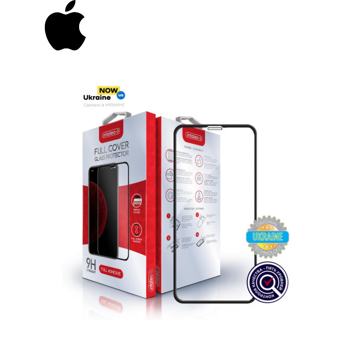 Стекло защитное Intaleo Full Glue Apple iPhone XR (1283126497537)