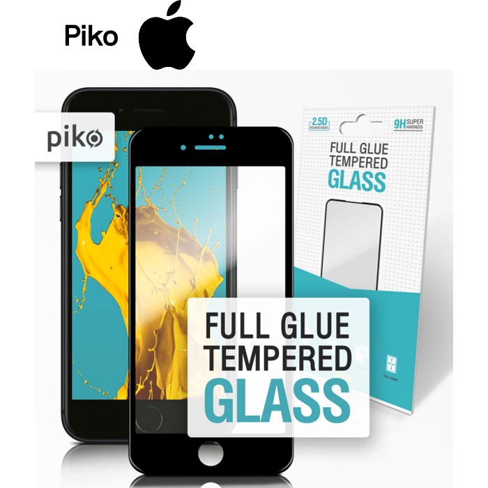 Скло захисне Piko Full Glue Apple Iphone 8+ (1283126492990)