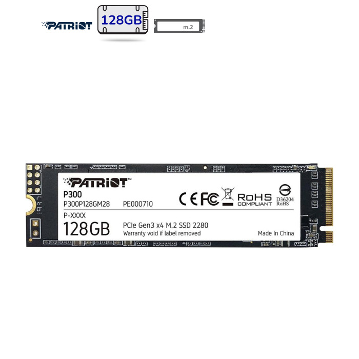 Накопитель SSD M.2 2280 128GB Patriot (P300P128GM28)