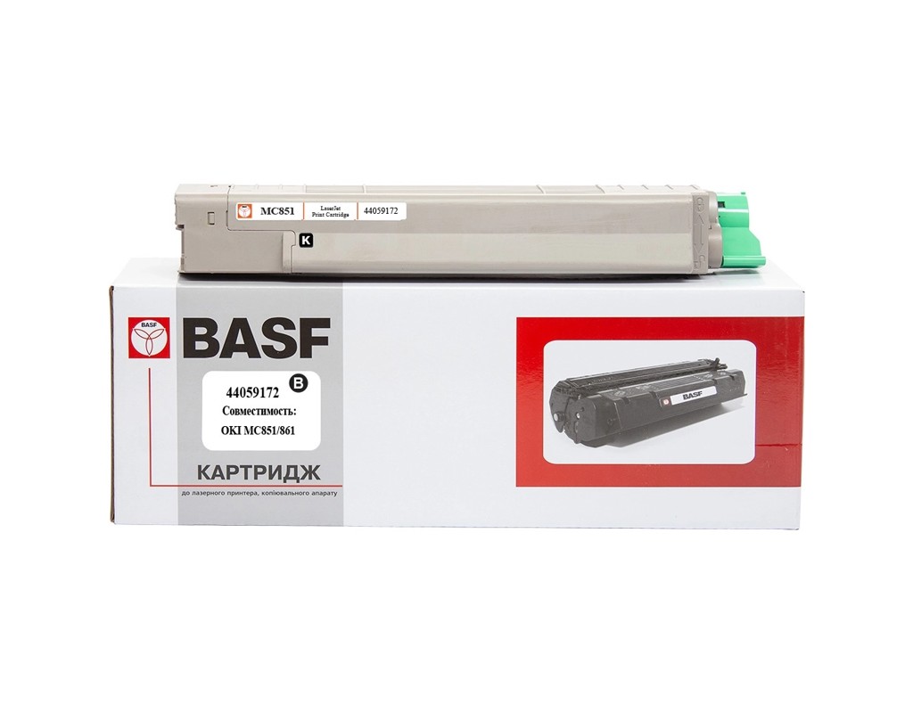 Тонер-картридж BASF OKI MC851/861/ 44059172 Black (KT-MC851Bk)