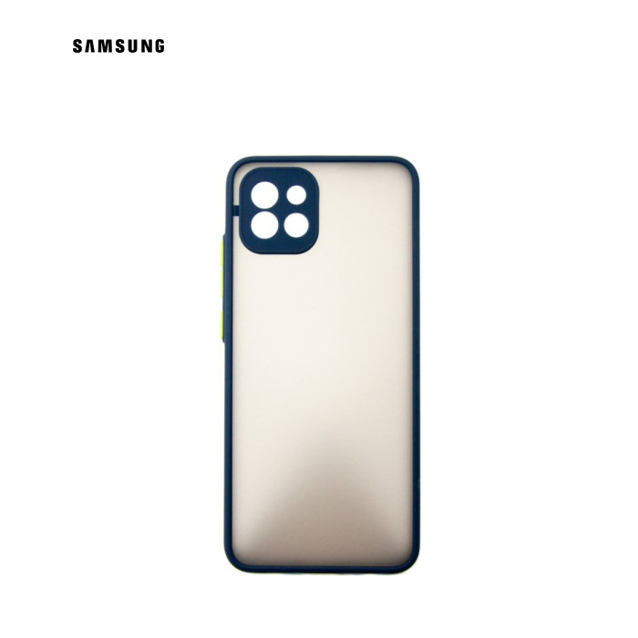 Чехол для мобильного телефона Dengos Matte Samsung Galaxy A03 (blue) (DG-TPU-MATT-94)