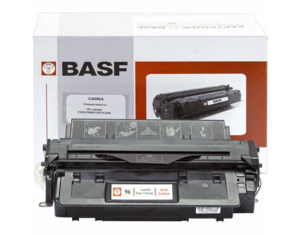 Картридж BASF для HP LJ 2100/2200 аналог C4096A Black (KT-C4096A)
