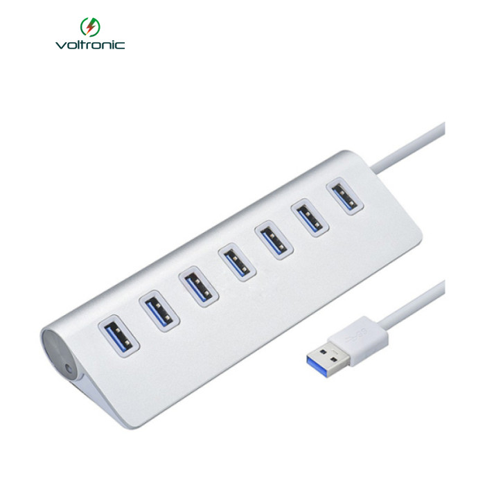 Концентратор Voltronic USB 3.0 to 7xUSB 0.2m aluminum (YT-3HA7/2TB)
