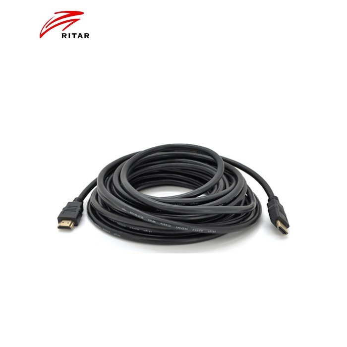 Кабель мультимедійний HDMI M to HDMI M 1.5m V1.4 1080P black Ritar (HDMI(M)/(M)V1.4-1.5m-94B)