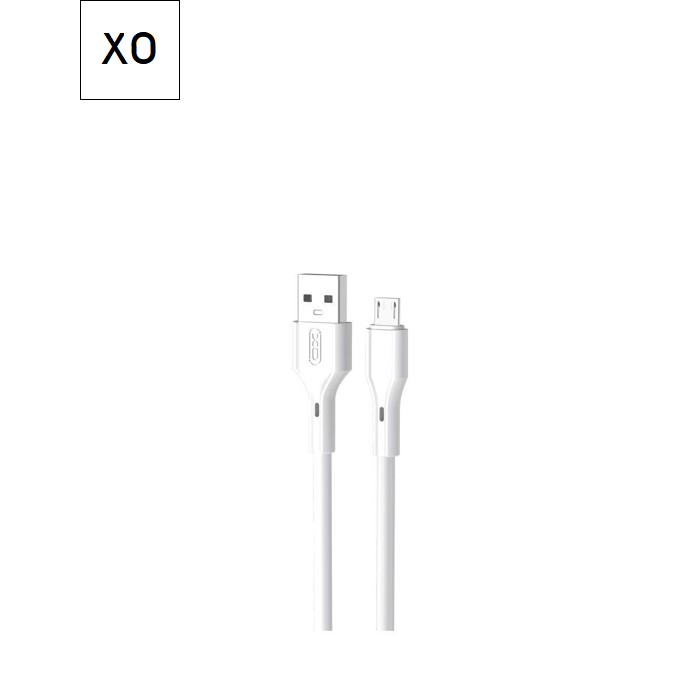 Дата кабель USB 2.0 AM to Micro 5P 1.0m 2.4A XO (CB-23UM)