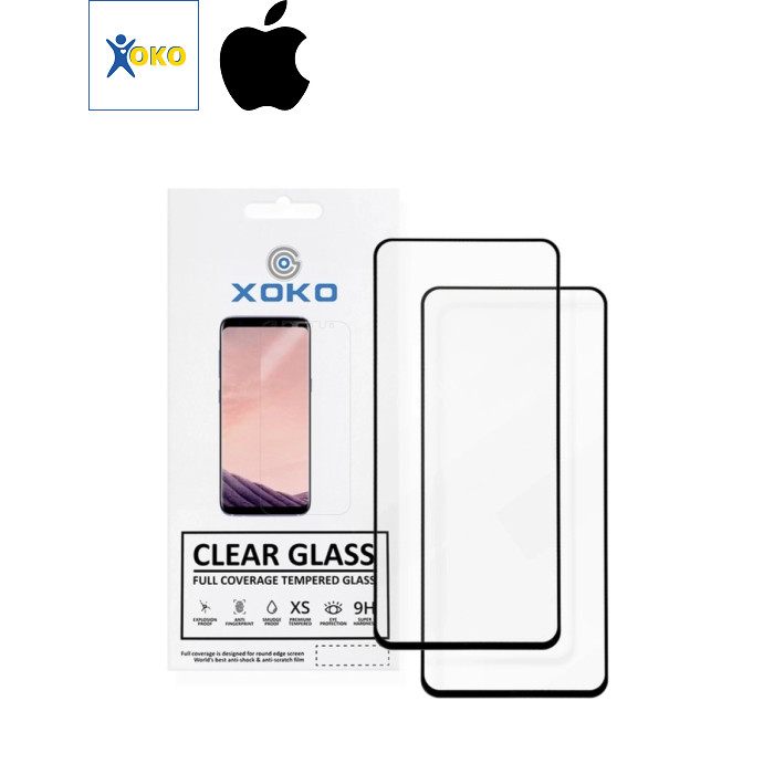 Стекло защитное XoKo Full Cover Ultra-Thin iPhone 14 Pro Max Black 2 pcs (XK-FCU-AP-IP14PM)