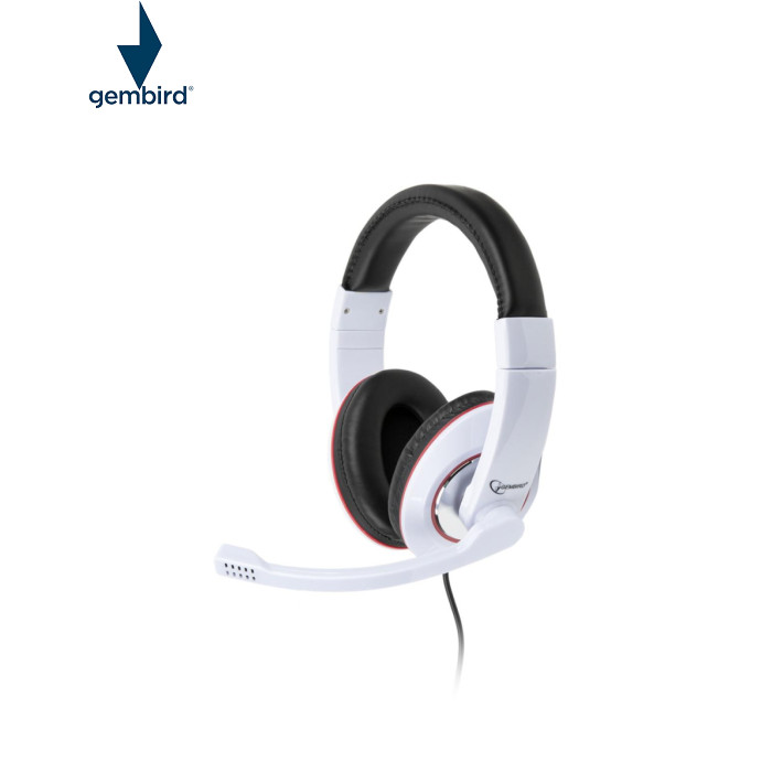 Навушники Gembird MHS-001 White (MHS-001-GW)