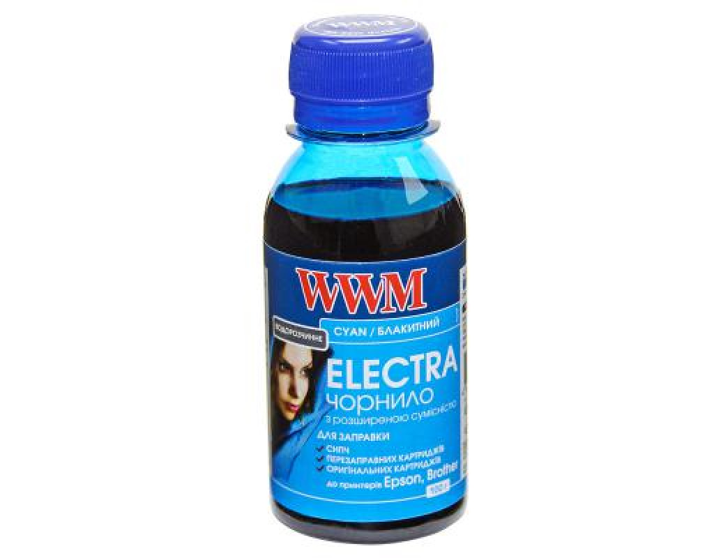 Чернила WWM EPSON UNIVERSAL ELECTRA 100ml Cyan (EU/C-2)