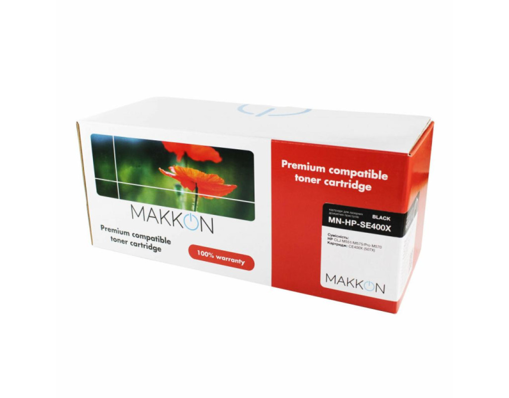 Картридж Makkon HP CLJ CE400X (507X) (SE400X) 11k black (MN-HP-SE400X)