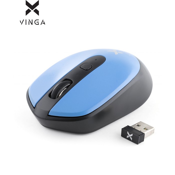 Мышка Vinga MSW-908 Silent Click blue