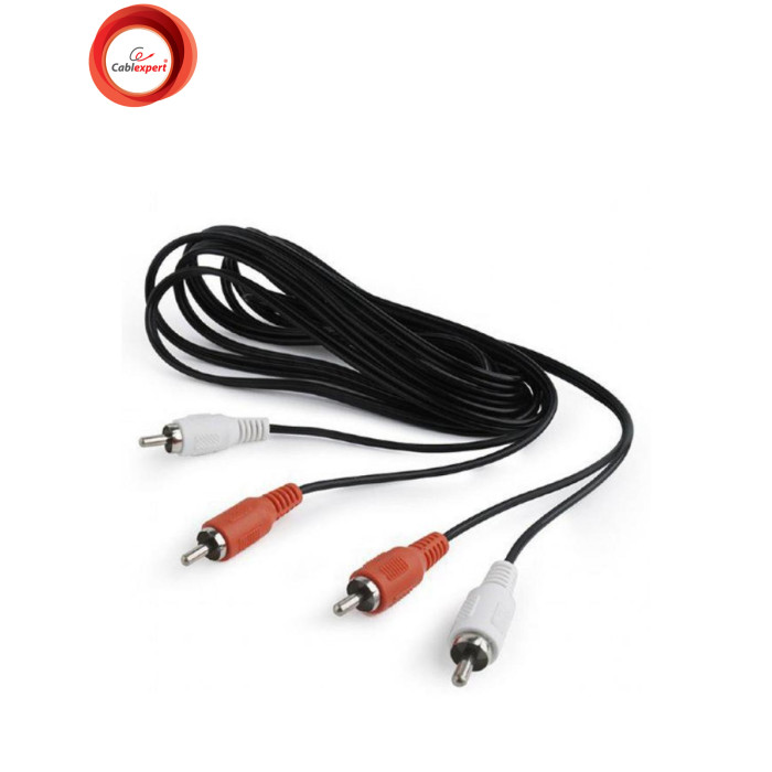 Кабель мультимедійний 2xRCA M to 2xRCA M 1.8m Cablexpert (CCA-2R2R-6)