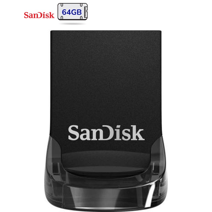 USB флеш накопичувач SanDisk 64GB Ultra Fit USB 3.1 (SDCZ430-064G-G46)
