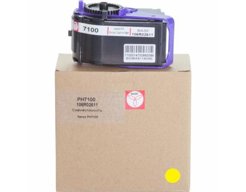 Картридж BASF для Xerox Phaser 7100 Yellow (KT-106R02611)