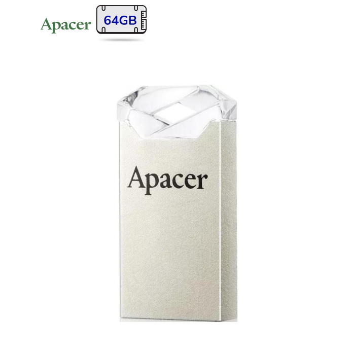 USB флеш накопичувач Apacer 64GB AH111 Crystal USB 2.0 (AP64GAH111CR-1)