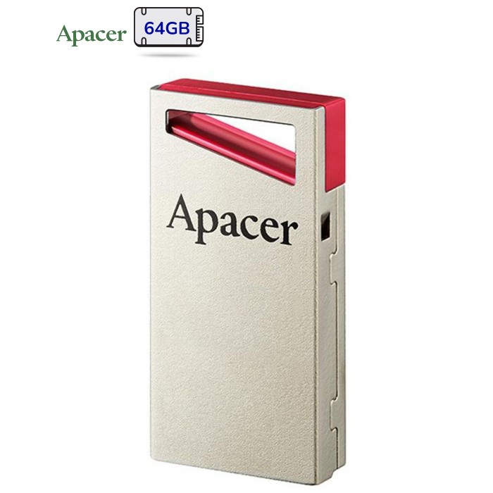 USB флеш накопитель Apacer 64GB AH112 Red USB 2.0 (AP64GAH112R-1)