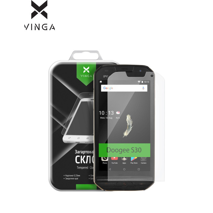 Стекло защитное Vinga для Doogee S30 (VTPGS-DS30)