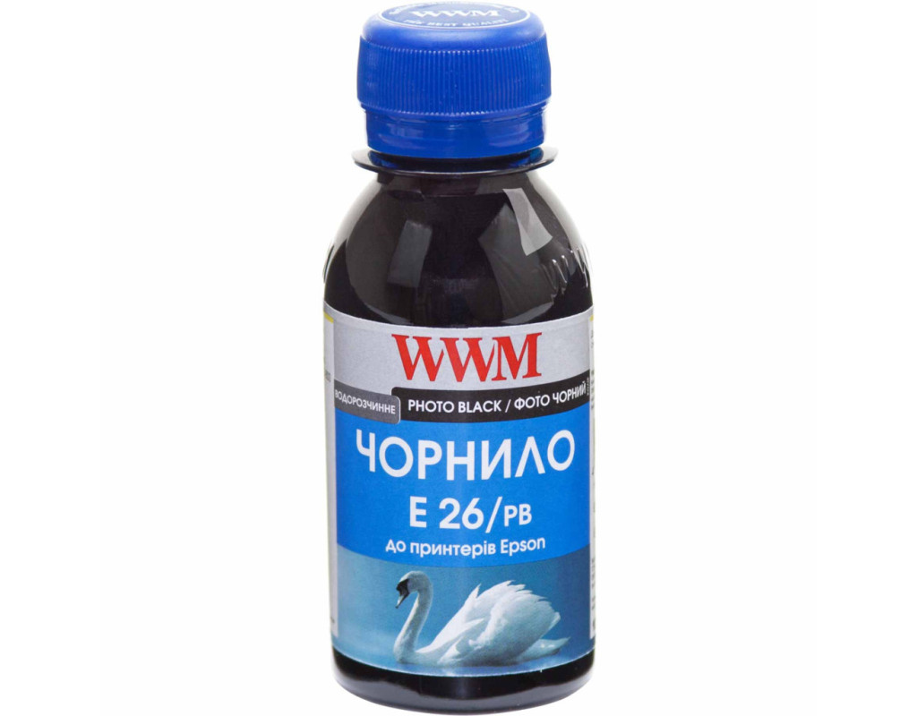 Чернила WWM Epson XP-600/XP-605/XP-700 100г Photo Black (E26/PB-2)