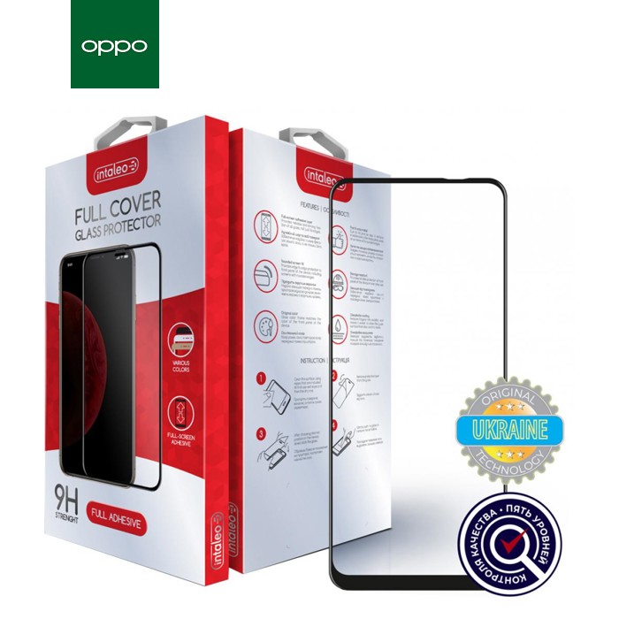 Скло захисне Intaleo Intaleo Full Glue Oppo A53 (1283126505720)