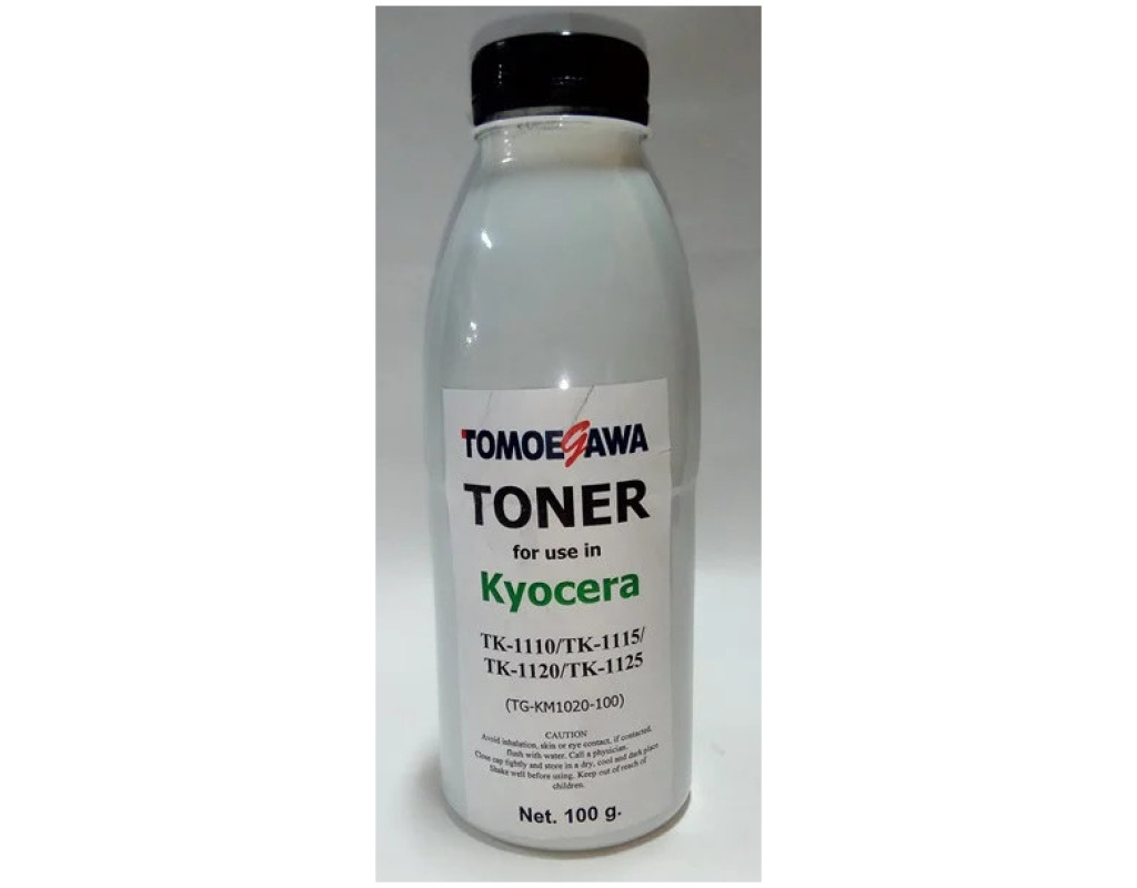 Тонер KYOCERA TK-1110/TK-1115/TK-1120/TK-1125, 100г Tomoegawa (TG-KM1020-100)