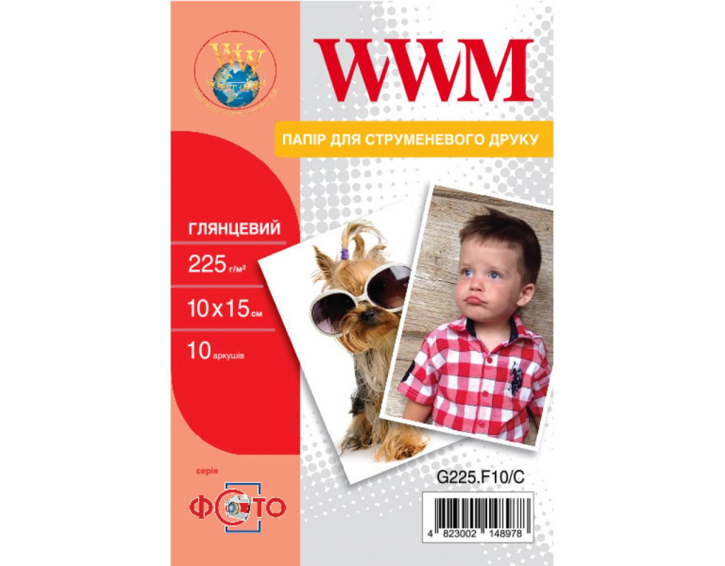 Фотобумага WWM 10x15 (G225.F10/C)