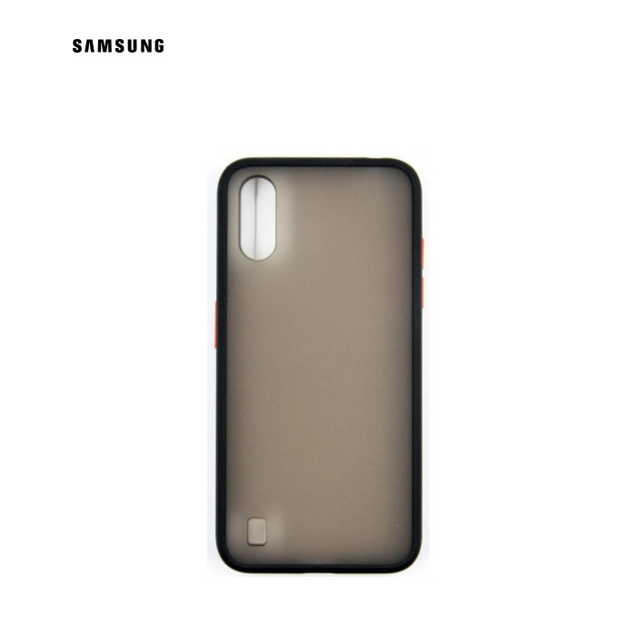 Чехол для мобильного телефона Dengos Samsung Galaxy A01 (black) (DG-TPU-MATT-32)