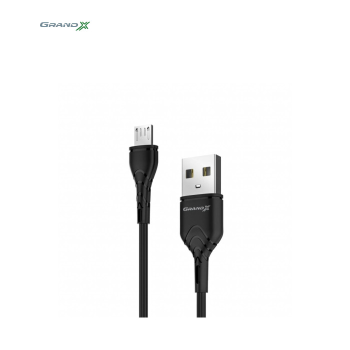 Дата кабель USB 2.0 AM to Micro 5P 1.0m Grand-X (PM-03B)
