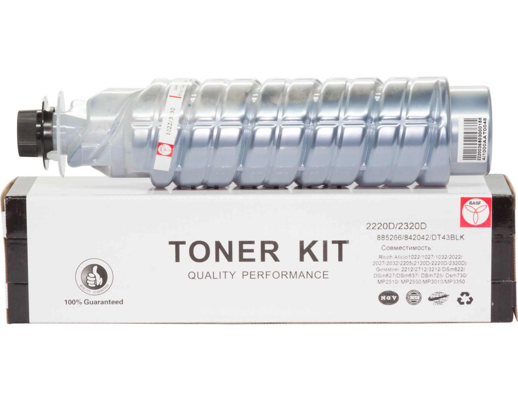 Тонер-картридж BASF Ricoh Aficio 1022/3030 аналог 2320D/2220D (TK-2220D-DT43BLK)