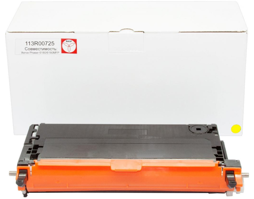 Тонер-картридж BASF Xerox Ph 6180 Yellow 113R00725 (KT-113R00725)