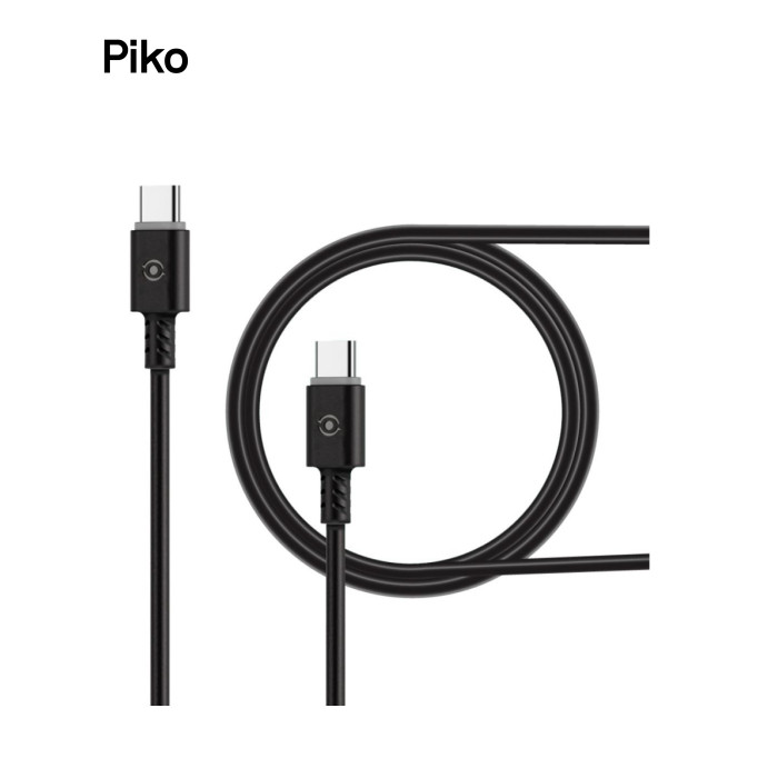 Дата кабель USB-C to USB-C 1.2m CB-TT11 black Piko (1283126504105)