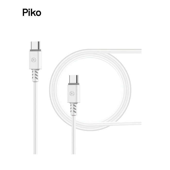 Дата кабель USB-C to USB-C 1.2m CB-TT11 white Piko (1283126504020)