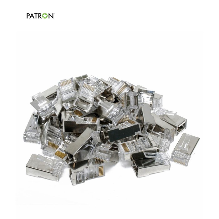 Конектор Patron RJ45 cat.5e FTP 8P8C * 40 (CON-RJ-45-8P8C-40-Э)