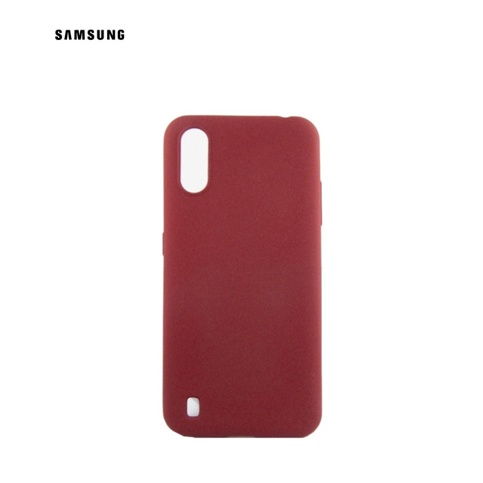 Чехол для мобильного телефона Dengos Carbon Samsung Galaxy A01, red (DG-TPU-CRBN-55) (DG-TPU-CRBN-55)