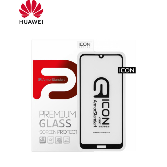 Скло захисне Armorstandart Icon Huawei Y6s 2019 Black (ARM56135-GIC-BK)