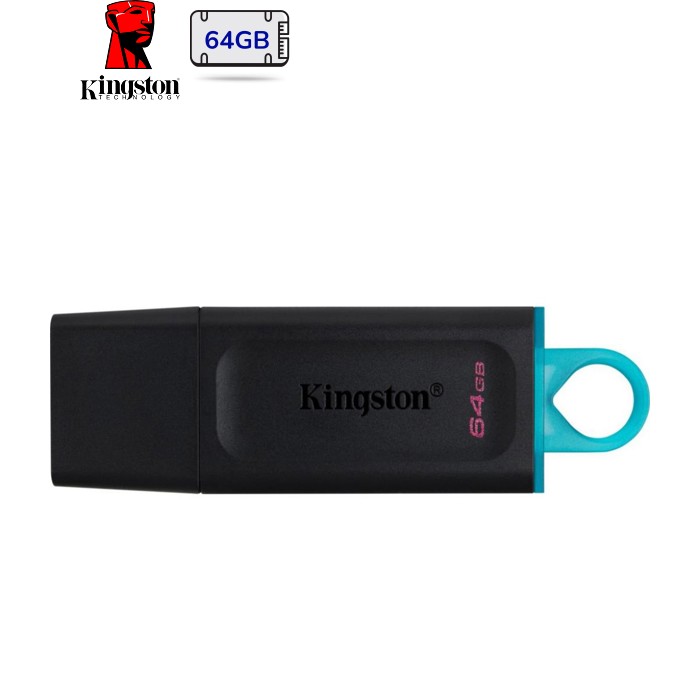 USB флеш накопитель Kingston 64GB DataTraveler Exodia Black/Teal USB 3.2 (DTX/64GB)