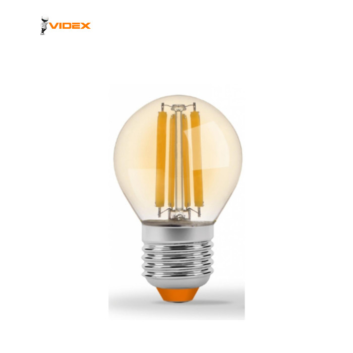 Лампочка Videx Filament G45FA 6W E27 2200K 220V (VL-G45FA-06272)