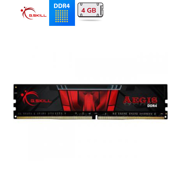 Модуль памяти для компьютера DDR4 4GB 2400 MHz G.Skill (F4-2400C17S-4GIS)