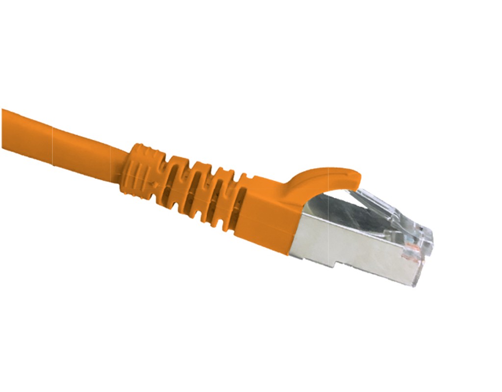 Патч-корд OK-net Кат.6a U / FTP 26AWG LZ0H Помаранчевий 3м