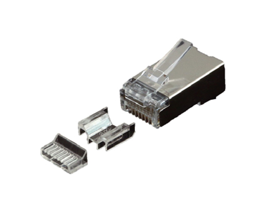 Конектор OK-net RJ-45 Кат.6А FTP 50U із двома вставками упаковка 100 шт. ціна вказана за шт.