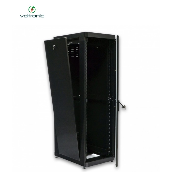 Шафа 19" 42U, 610х1055 мм (Ш * Г), посилена, чорна
