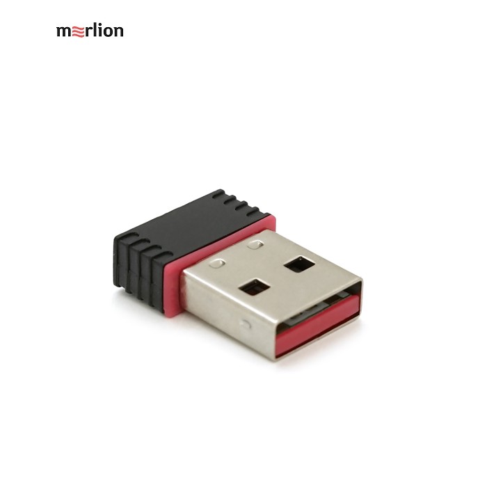 Бездротовий мережевий адаптер Wi-Fi-USB Merlion LV-UW01,RT7601,802.11bgn,150MB, 2.4 GHz,2000 / xp / visat,Win7, Win8,Linux,Mac,Blister